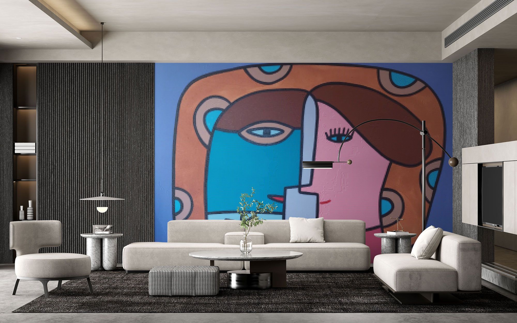 Milo Lockett on Living Room Wall